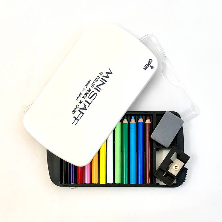 BCmini - Wholesale Pencil - 22133 12 Mini Pencils in White Card Case-114