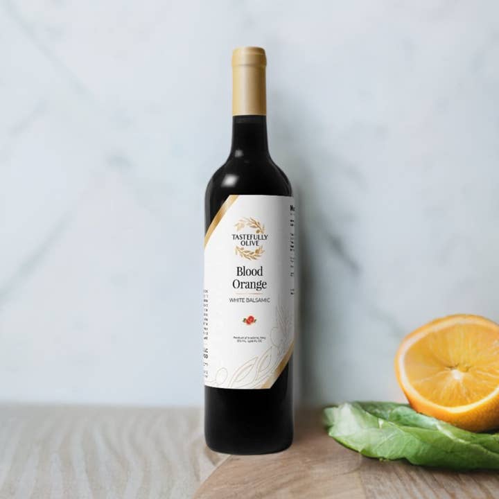 Tastefully Olive - Wholesale Vinegar - Blood Orange White Balsamic Vinegar0