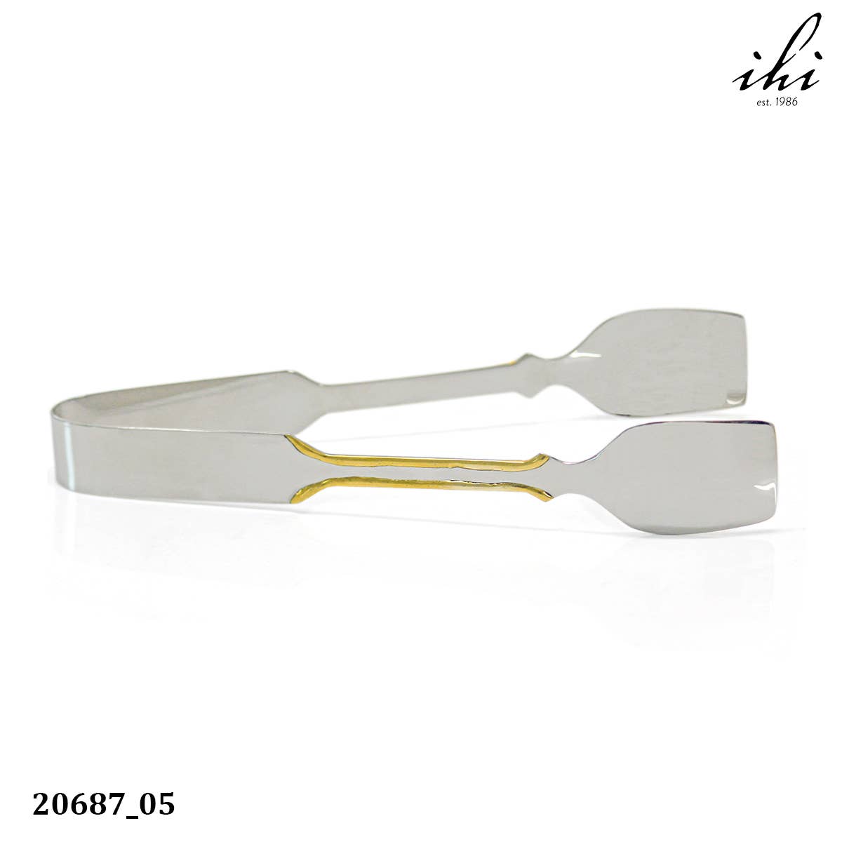 India Handicrafts Inc - Wholesale Kitchen Tong - Brass Ice Tong, Assorted 22