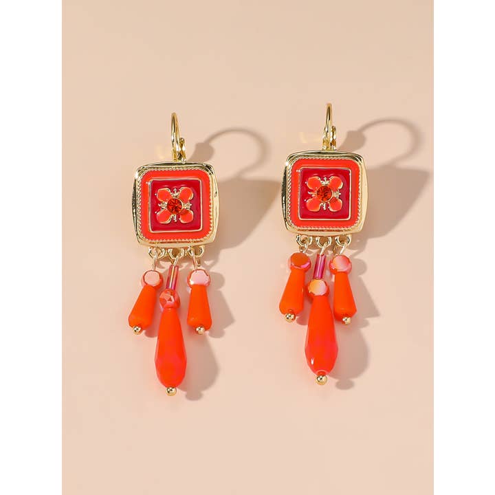 Blossom bijoux - Wholesale Dangle Earrings - Sleeper earrings 24PEBOL0432