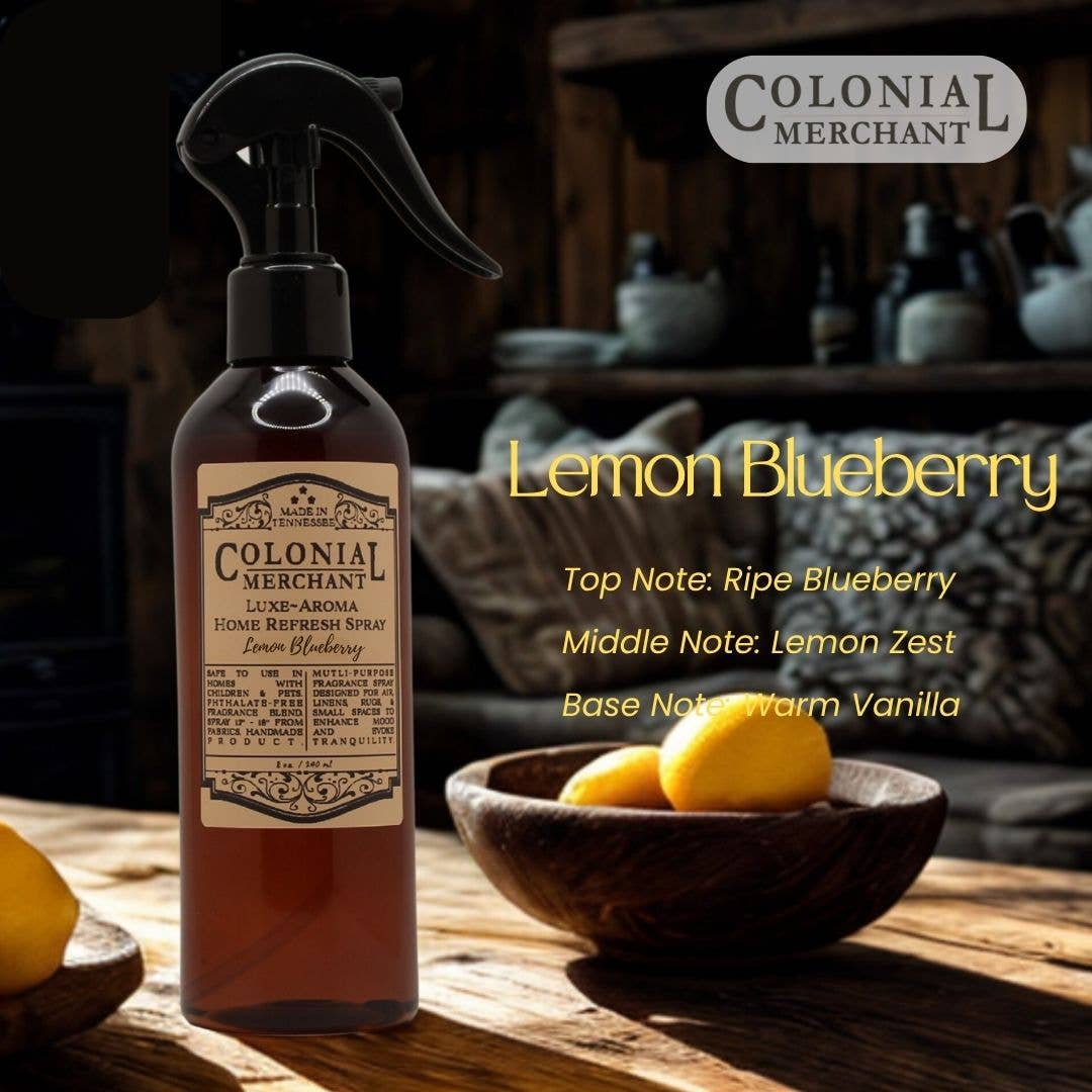 Colonial Merchant - Vendita all'ingrosso Spray per tessuti e ambienti - 8 oz. Colonial Merchant Luxe~Aroma Spray Rinfrescante per la Casa2