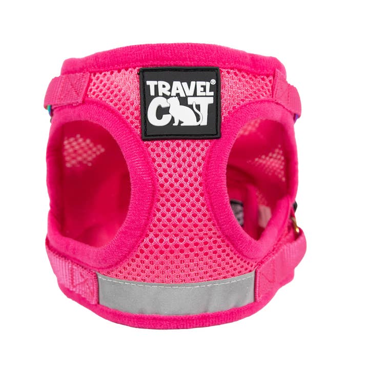Travel Cat Wholesale - Wholesale Pet Harness - Cat - "The Purrfectly Pink" Iridescent Harness & Leash Set1