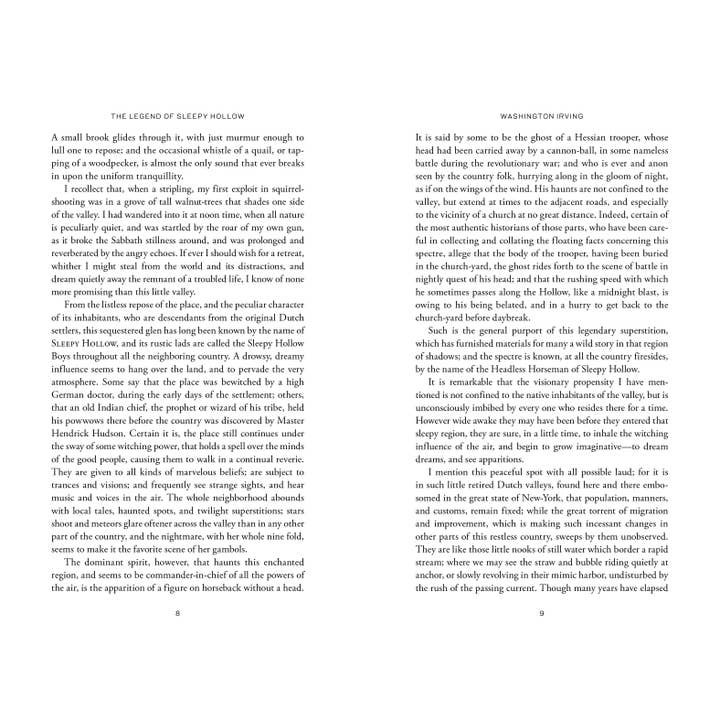 Hachette Book Group - Wholesale Classics - The Legend of Sleepy Hollow & Other Stories5