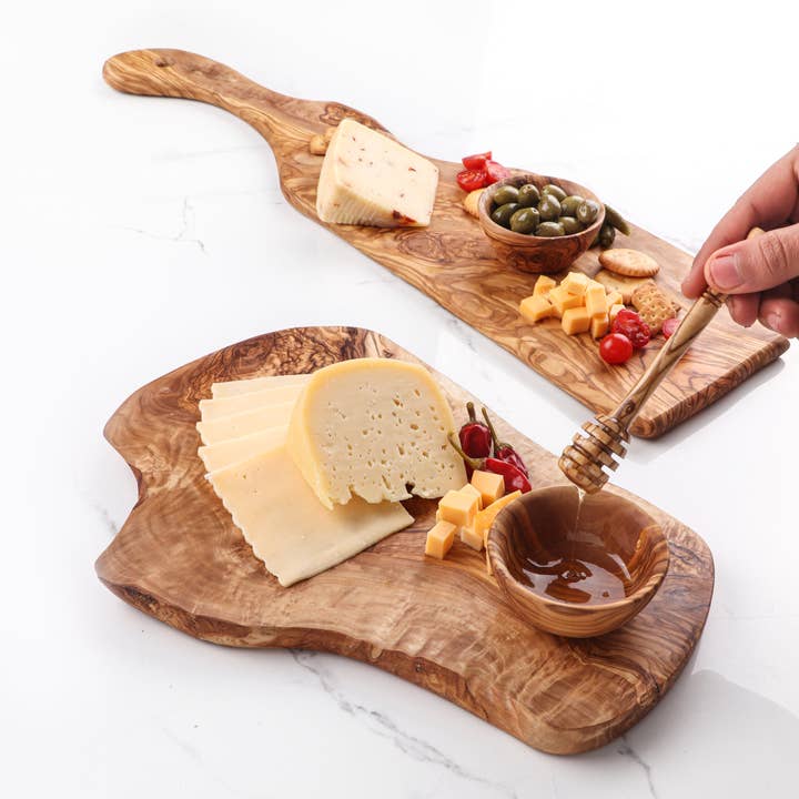 Krafts GmbH Olive Wood - Wholesale Cutting Board - Schneidebrett Naturform Olivenholz – Handgemacht & Rustikal2