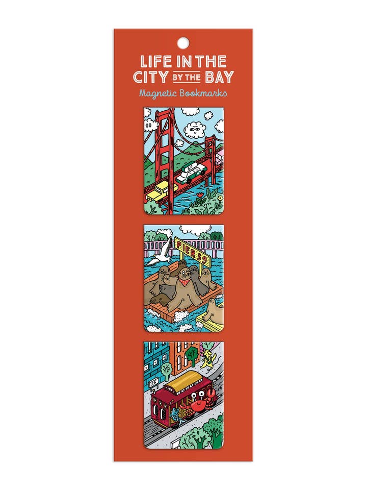 Life In The City By The Bay Magnetic Bookmarks for wholesale by Chronicle Books