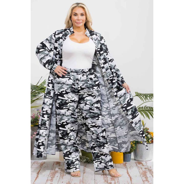 omgstyles – wholesale Top & pants set (NOT Loungewear) – Women's – Plus Size Printed Two Pc Set6