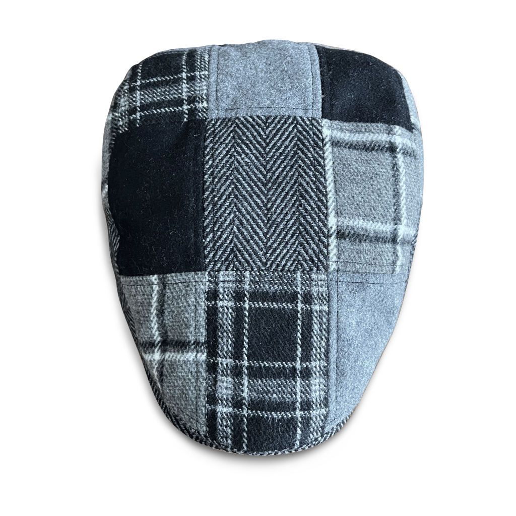 Boston Scally - Wholesale Flatcap - Men's - The Lunchbox Blackbox Edition Boston Scally Cap - Black Plaid3