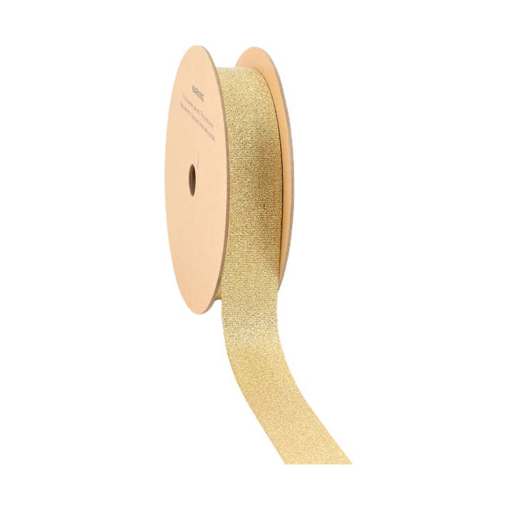 1" Metallic Grosgrain Ribbon | Gold | 25yd Roll
for wholesale by LA Ribbons Wholesale