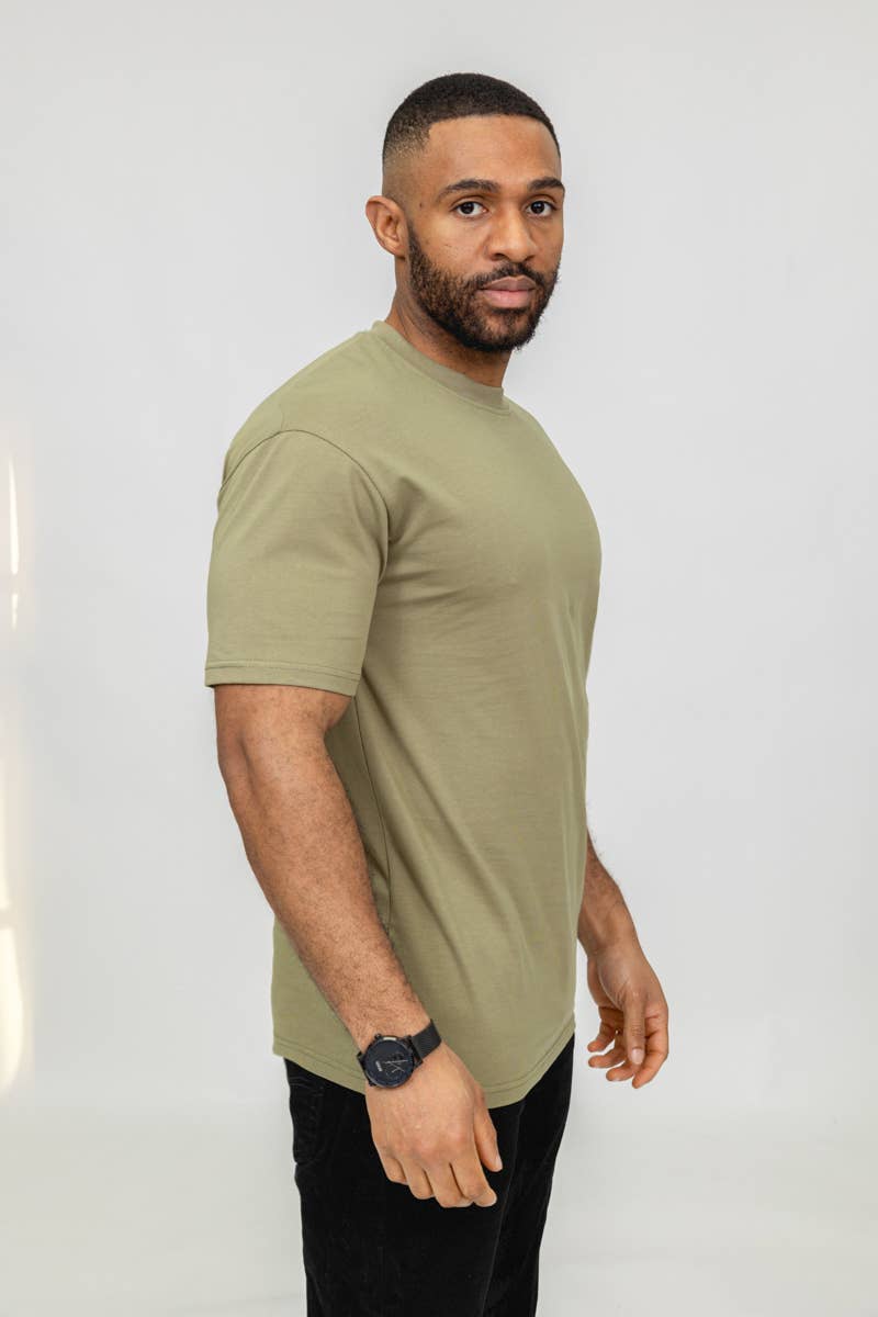 Zayne Paris - Wholesale T-Shirt - Men's - plain oversized round neck t-shirt tx920-27