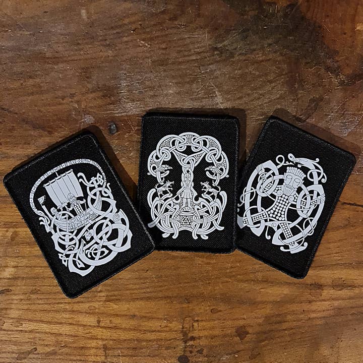Asgard - Wholesale Patch - Viking knoopwerk bedrukte klittenband patches