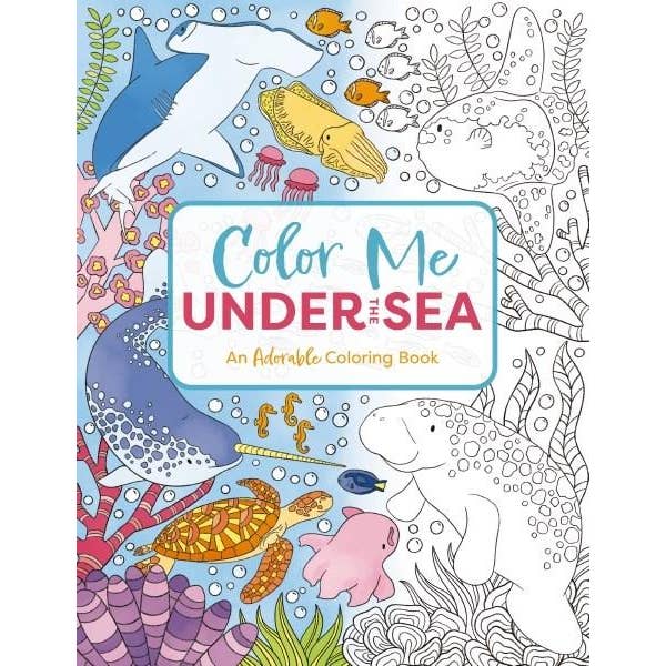 Color Me Under the Sea: An Adorable Adult Coloring Book for wholesale by Microcosm Publishing & Distribution