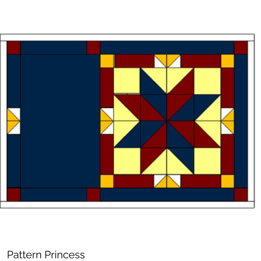 Pattern Princess - Wholesale Placemat - Americana Star Placemat Quilt Pattern 4