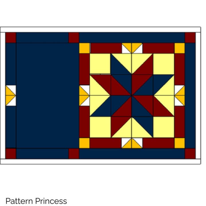 Pattern Princess - Wholesale Placemat - Americana Star Placemat Quilt Pattern 4