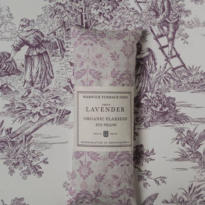 Warwick Furnace Farm LLC - Wholesale Spa/Therapy Pillow - Lavender Flaxseed Eye Pillow