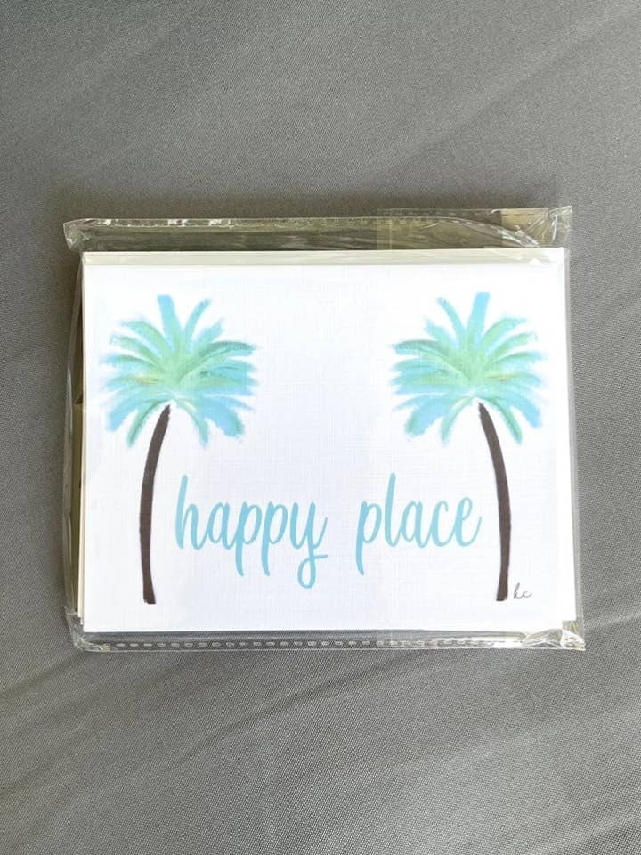 Tarjetas de notas de Happy Place para venta al por mayor de Half-Pint Designs