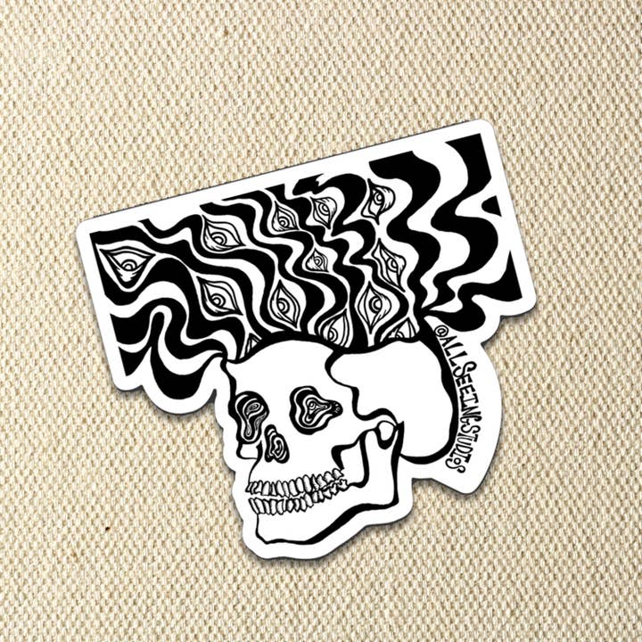 Afterlife Sticker for wholesale by All Seeing Studios