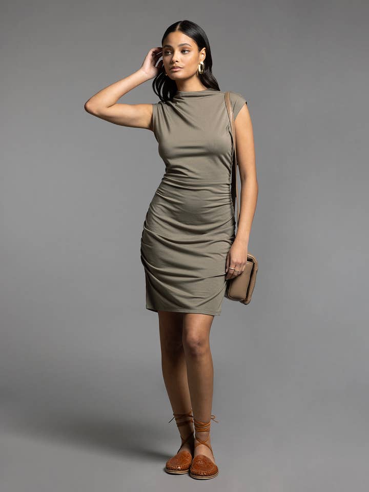 Weekend Los Angeles - Vente Robe – femme - Robe froncée - BONNIE DRESS3