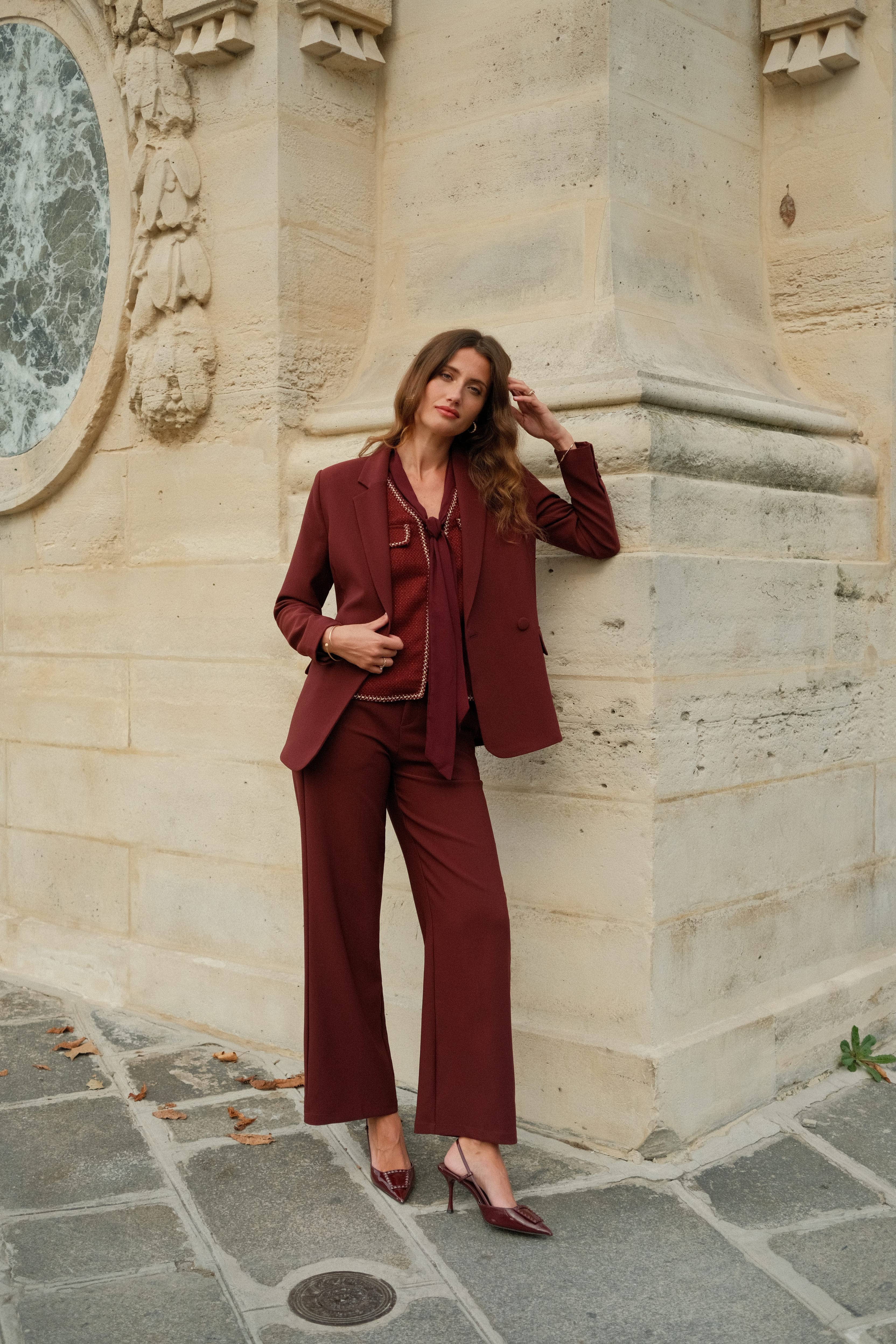 LULUMARY - Venta al por mayor Camisa con botones - Mujer - Camisa de tweed CH38216