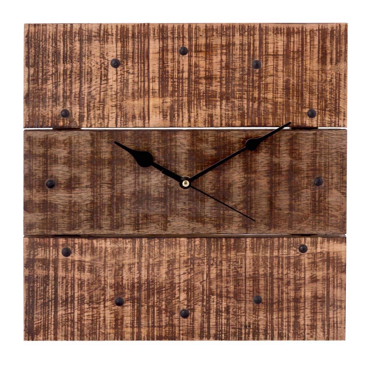Voglrieder - Wholesale Wall Clock - Vintage Wooden Living Room Wall Clock Silent Square 30 x 31