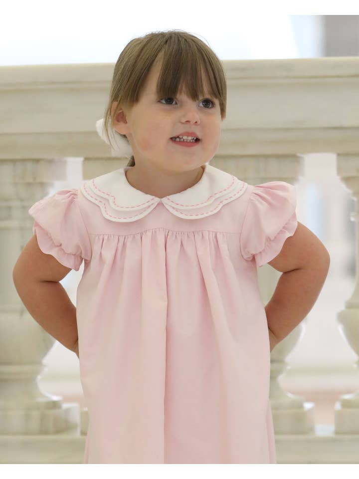 The Yellow Lamb - Wholesale Dress - Kids - Laura Dress - Pink