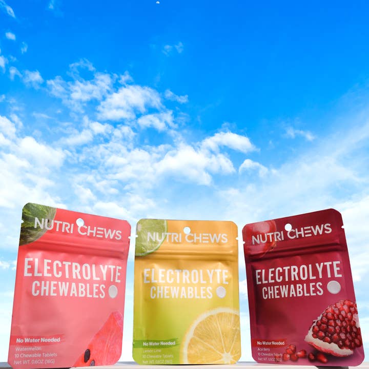 Nutri Chews - Wholesale Oral Supplement/Vitamin - Lemon Lime Chewable Hydration Tablet - No Water Needed!6