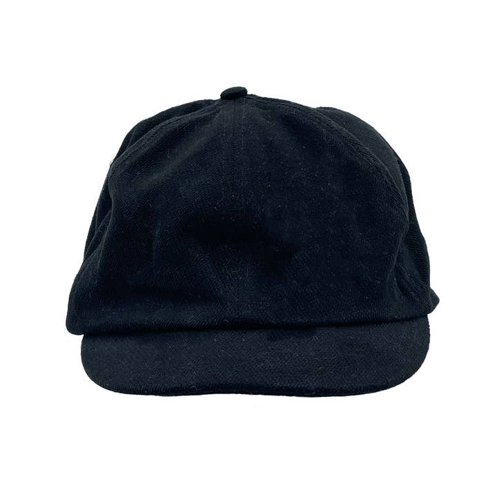 REMOVED BRAND - Vendita all'ingrosso Berretto - Unisex - soffice berretto piatto in morbido twill nero e marrone1