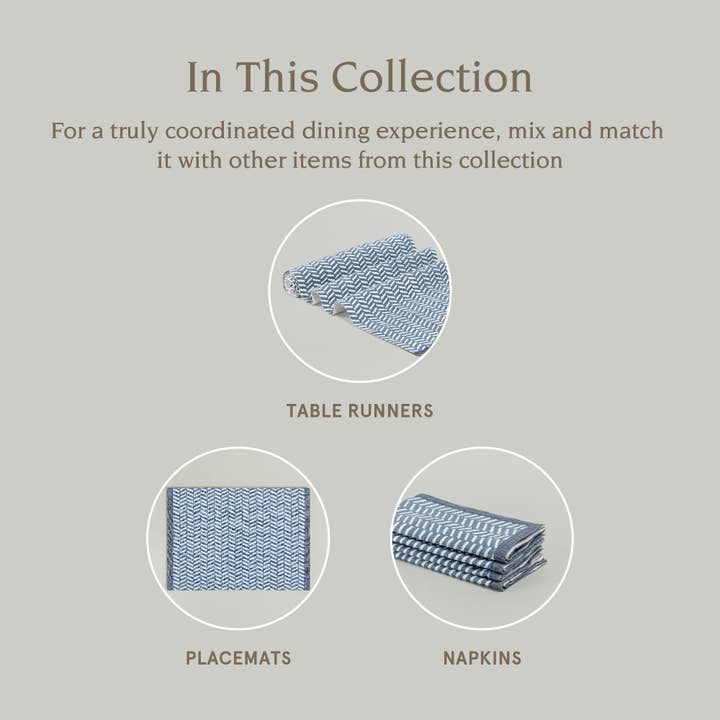 over&back - Wholesale Placemat - Artisan Hand-Blocked Placemats – 100% Cotton – Set of 460