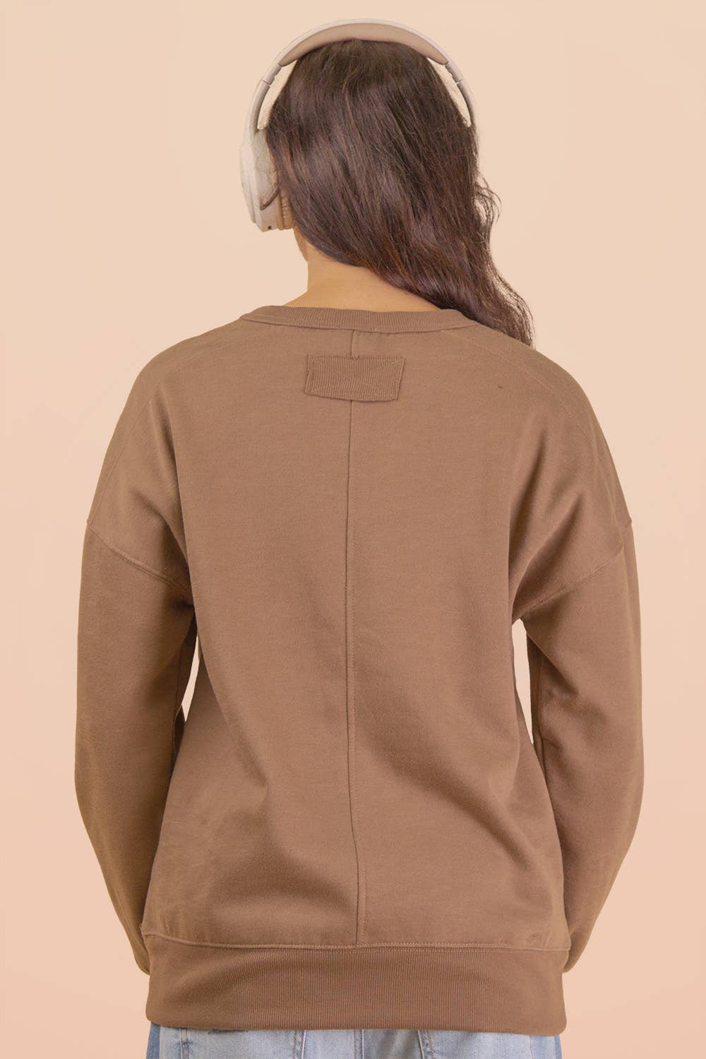 VERY J - Wholesale Knit Top - Women's - NT12385-Oversized Casual Comfy Solid Knit Top16