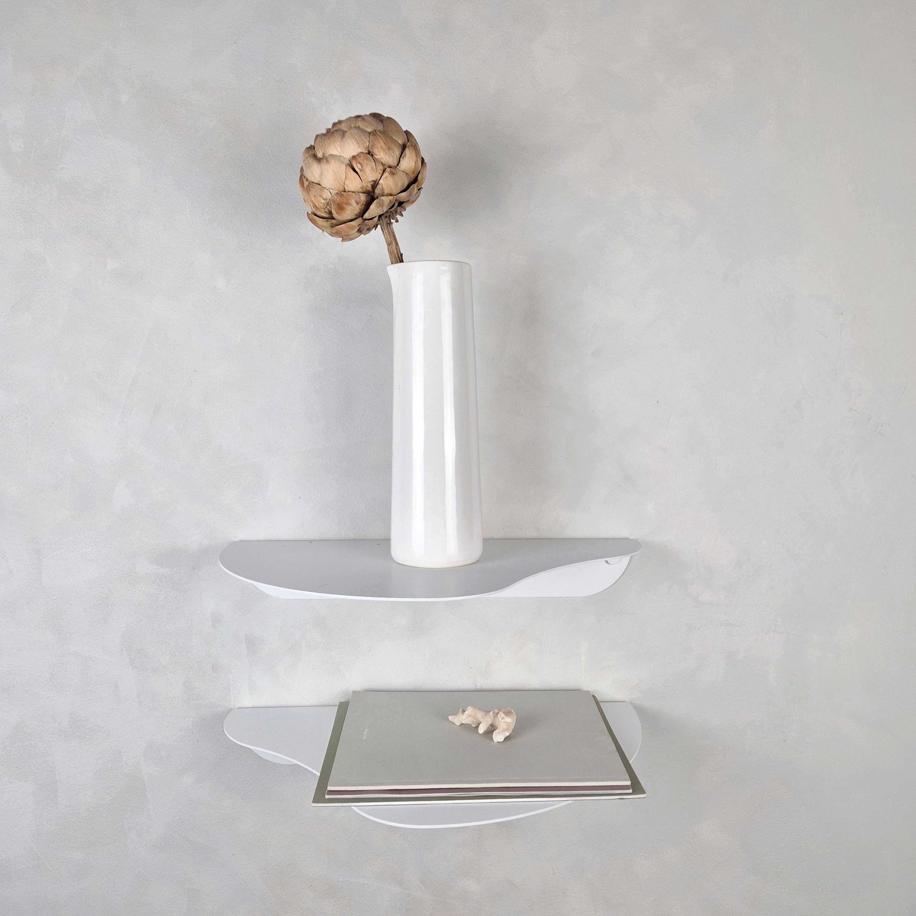 NAMUOS - Venta al por mayor Estante de pared - Estante de pared metálico MOSS I en blanco, negro o beige3