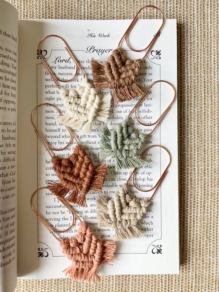 Marcadores de sujetapapeles para venta al por mayor de Wild Knots Macrame