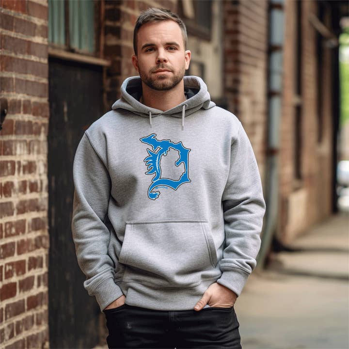 "Lions D" Men's Classic Hoodie for wholesale by LIVNFRESH