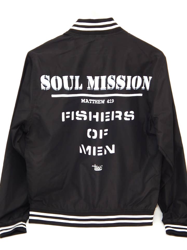 Soul Mission Bomber Jacket for wholesale by TBOC Apparel