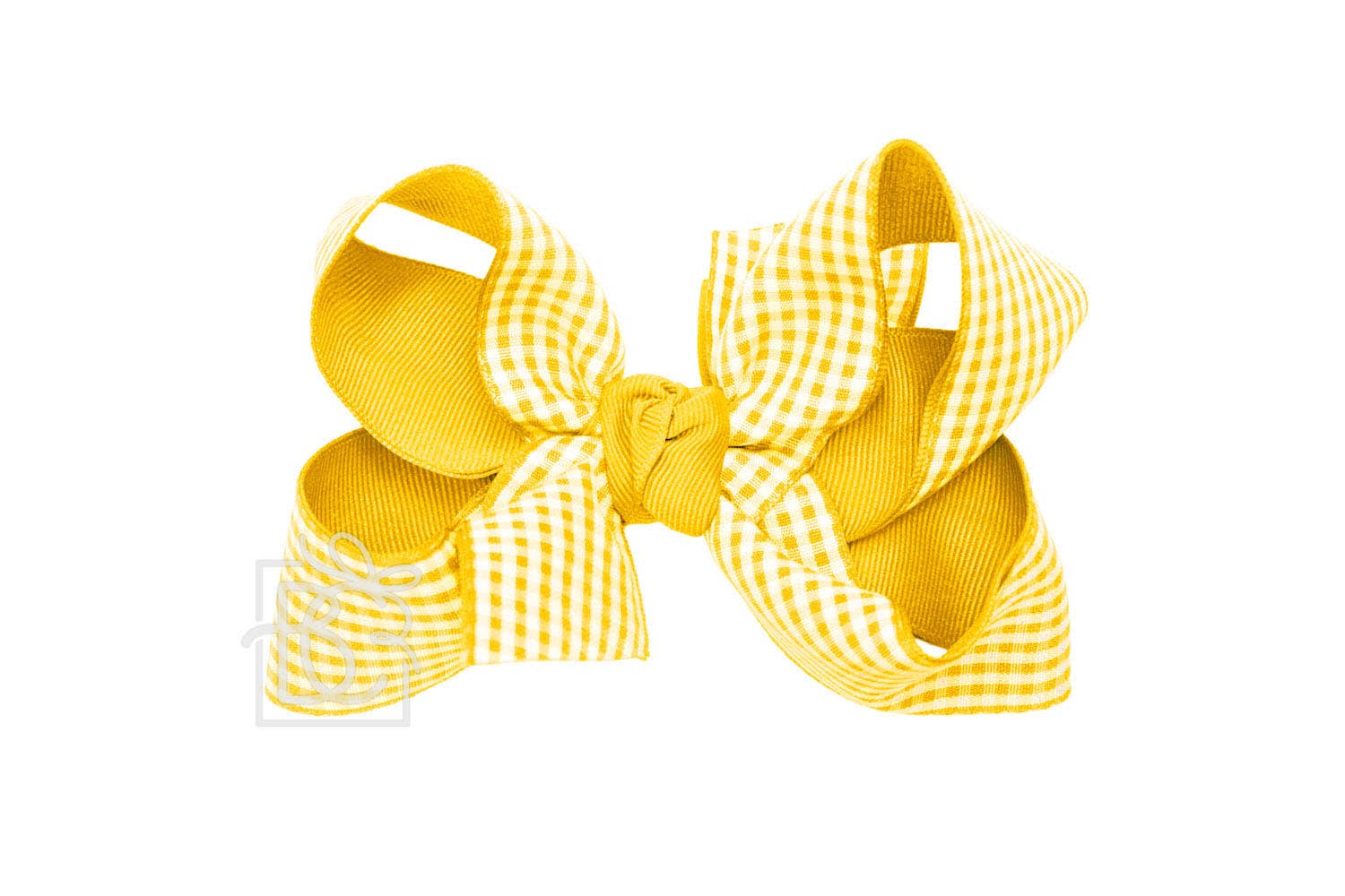 Beyond Creations, LLC - Vente Nœud pour cheveux – enfant - Nœud superposé en vichy et gros-grain sur pince11