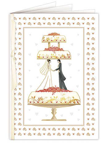 Wedding invitation card, P3966 for wholesale by Actetre Deutschland Gmbh