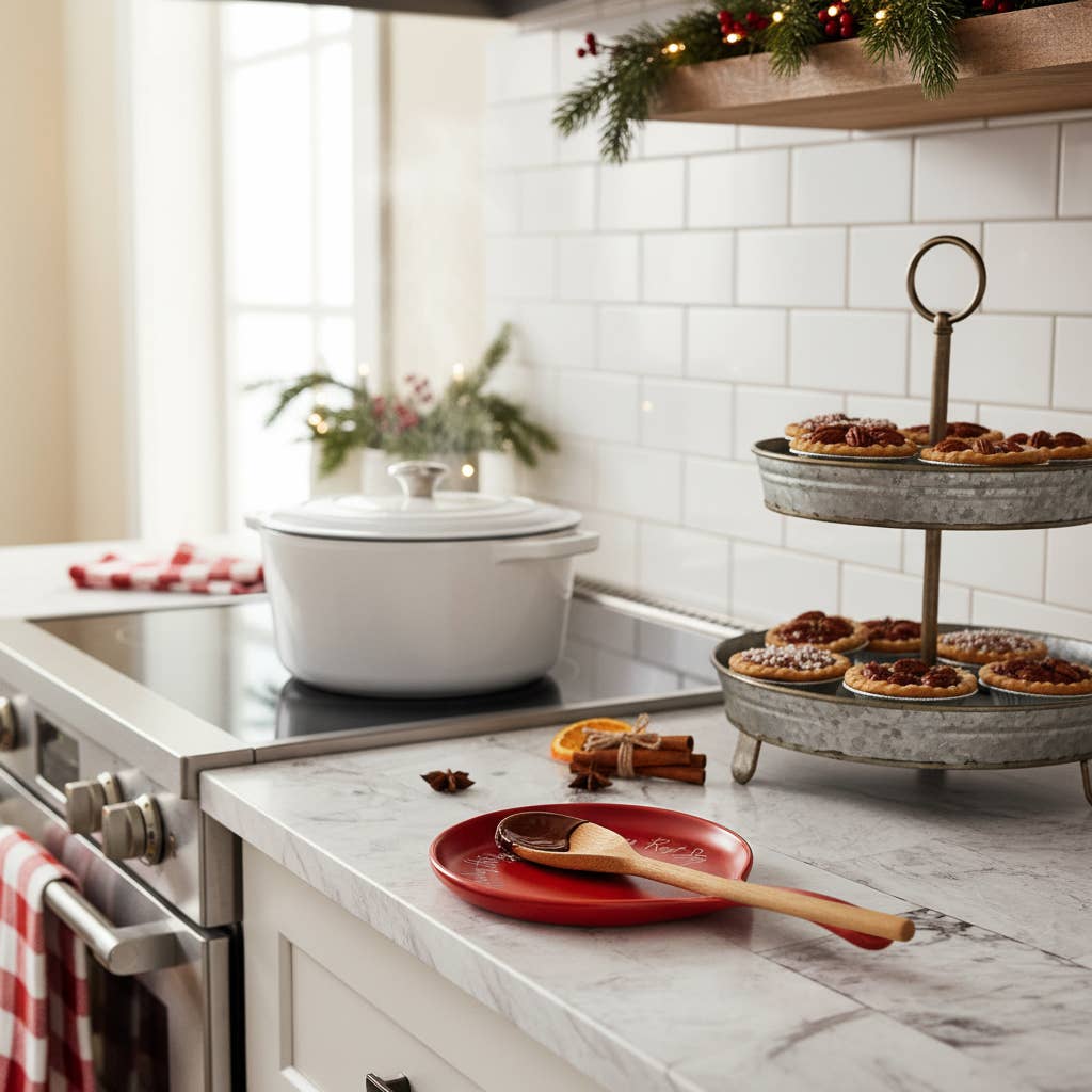 Gia Roma - Wholesale Spoon Rest - Kitchen Christmas 2025 Gifts for cooking or Baking, Ceramic 4