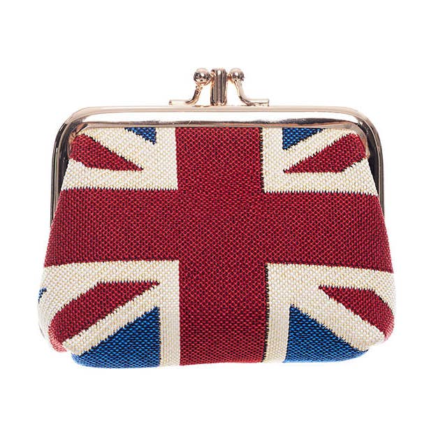 Signare Tapestry – wholesale Myntväska - Dam – Union Jack - Ramväska0