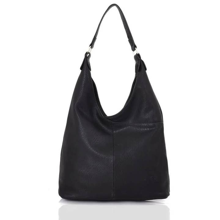 Ellas Trading – wholesale Shoulder bag – women's – Soft PU Leather Slouchy Tote Multi-pockets Shoulder Bag2