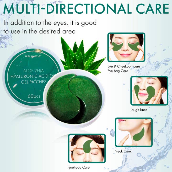 MASHELE - Wholesale Eye Treatment Mask - Aloe Vera Hyaluronic Acid Collagen Under Eye Gel Patches