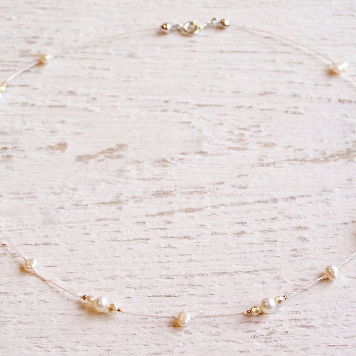 Jo Bird Jewelry - Wholesale Beaded/Pearl Necklace - Knotted Pearl Necklace - Pearl Lei1
