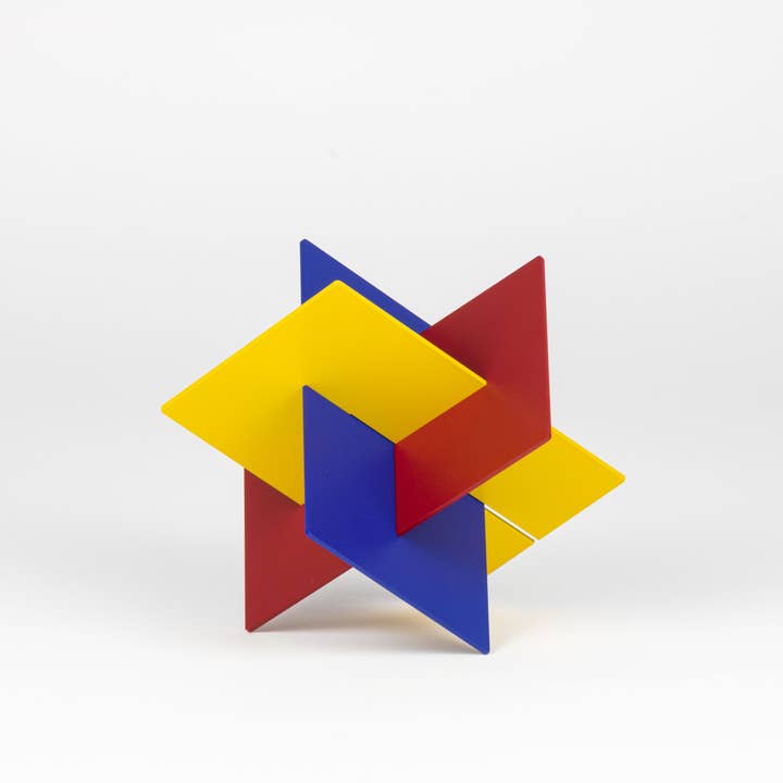 Millefeuille - Wholesale Sculpture - Ico; sculpture to assemble, delivered flat packed3