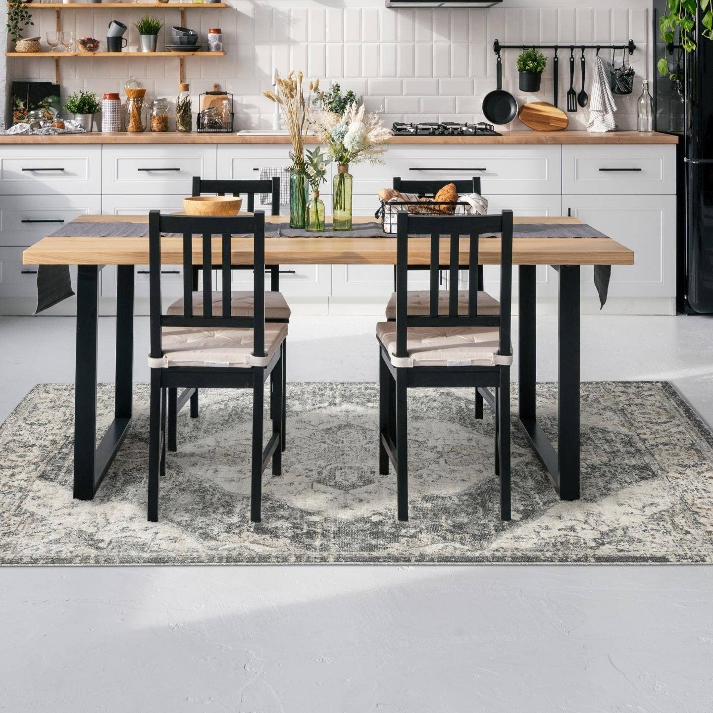 Luxe Weavers - Vente Tapis - Tapis à médaillon oriental Vintage 806110