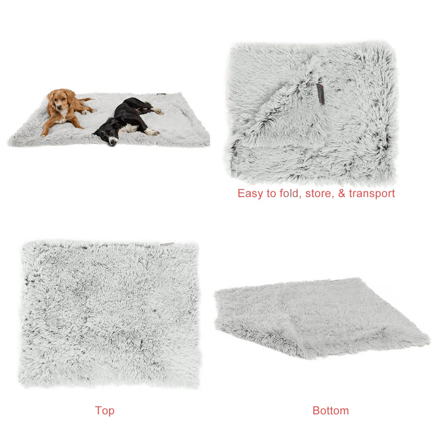 Pet Palette Distribution - Wholesale Pet Blanket - Cat/Dog - Best Friends by Sheri Blanket Shag Frost 40x502