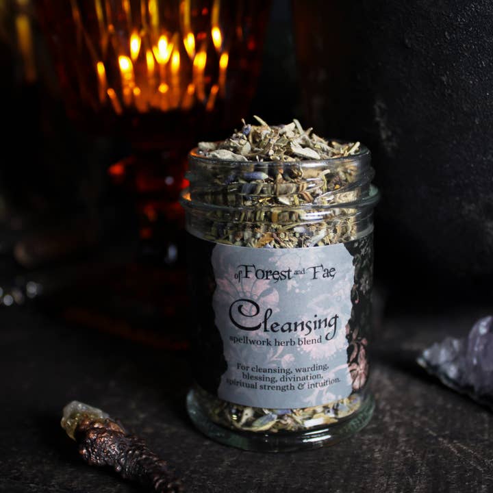 of Forest and Fae - Wholesale Meditation Supplies - Cleansing Spellwork Herb Blend • Blessing Herbs • Witchcraft