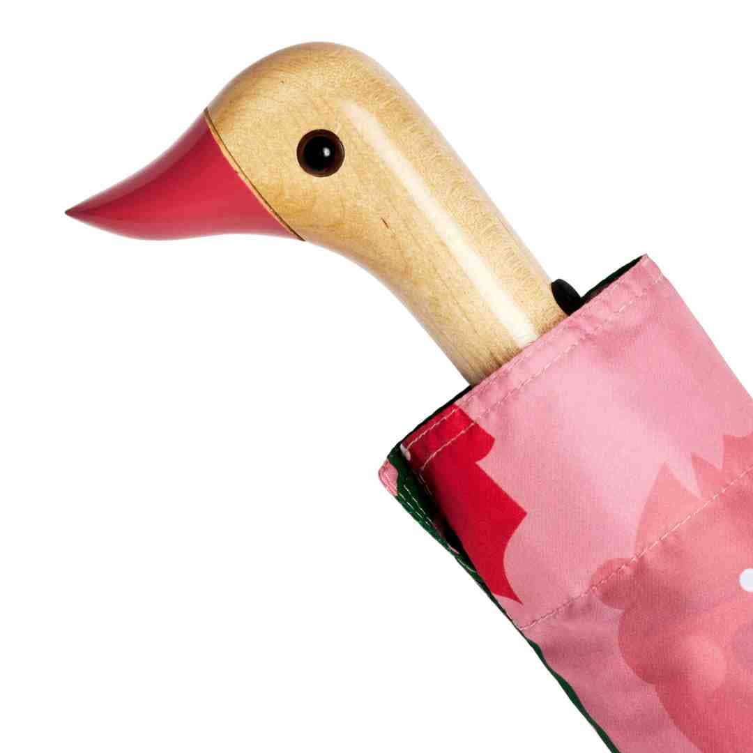 Original Duckhead EU - Wholesale Paraplu - Dames - Compacte milieuvriendelijke paraplu met vazenprint van Original Duckhead EU5