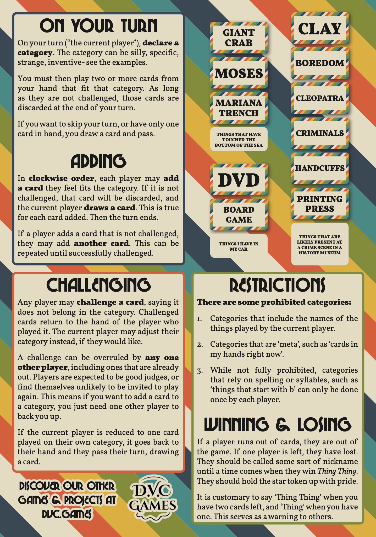 QMDirect - Wholesale Card Game - Thing Thing9