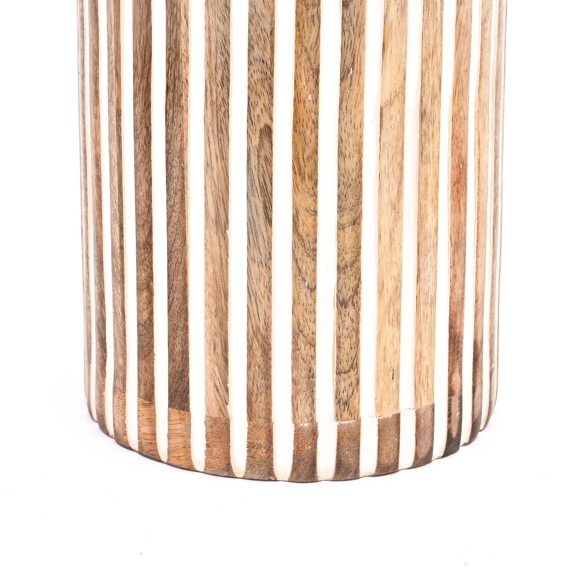 Expo Bazaar - Wholesale Vase - Jack Vase – Natural & White Matte Finish9