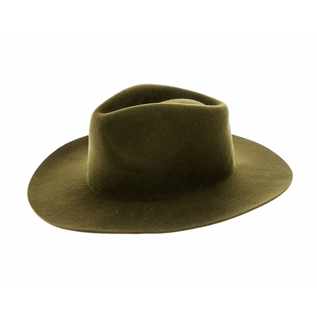 AdornWise - Wholesale Fedora - Women's - Wool Rancher Hat - 100% Australian Wool, Teardrop Crown 3