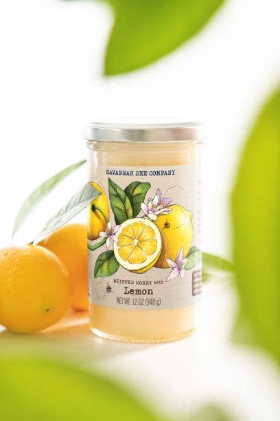 Savannah Bee Company - Wholesale Honey - Whipped w/Lemon - 12oz