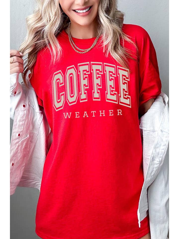 COLORBEAR – wholesale Tunic – Women’s – Coffee Weather Graphic Heavyweight Tee12