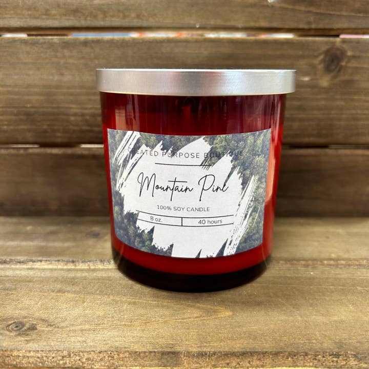 Mountain Pine - Soy Wax Candle - 8oz Tumblers for wholesale by Created Purpose Boutique